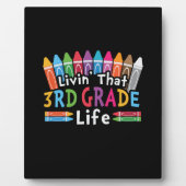 3e klas leraar die leven in de derde klas fotoplaat (Voorkant)