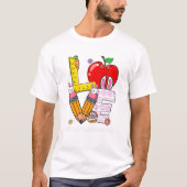 3e klas leraar Grappig Pasen T-shirt (Voorkant)