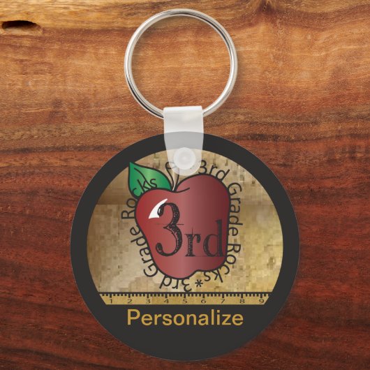 3e klas leraar sleutelhanger (Achterkant)