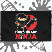3e klas ninja trap eerste dag terug naar school spandoek
