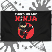 3e klas ninja trap eerste dag terug naar school spandoek