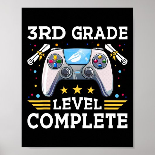 3e klas niveau complete gamer Kinder CL van 2025 B Poster (Voorkant)