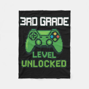3e klas niveau ontgrendelde gamer ck naar school j fleece deken