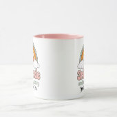 3e klas squad boho regenboog groovy retro mok (Midden)