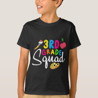 3e klas squad grappig t-shirt