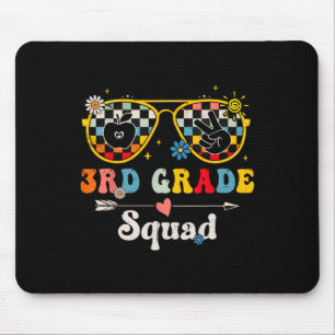 3e klas squad leuke groovy leraar student terug T Muismat