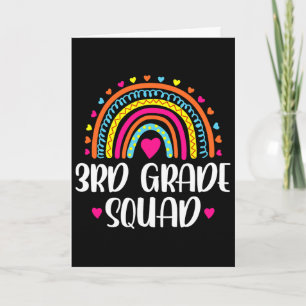 3e klas squad regenboog terug naar school leraar k kaart