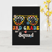 3e klas squad Schattige Groovy Leraar Student Ck N Kaart (Gele Bloem)