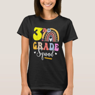 3e klas Squad Teachers Kinder Derde klas Terug naa T-shirt