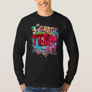 3e klas team als een normaal team, maar veel schat t-shirt