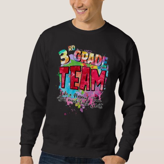 3e klas team als een normaal team, maar veel schat trui (Voorkant)
