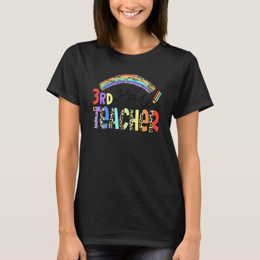 3e klas team derde klas terug naar school leraar t-shirt (Voorkant)