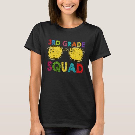 3e klas terug naar de derde klas t-shirt (Voorkant)