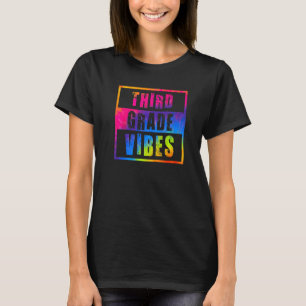 3e klas Vibes eerste dag van school terug naar sch T-shirt