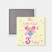 3e Kleine Engel Verjaardag Tshirts en geschenken Magneet (Voorkant / Achterkant)