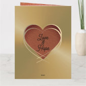 3e lederen bruiloft Jubileum Kaart voor vrouw (Achterkant)