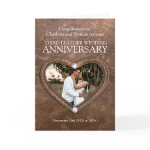 3e lederen kristallen huwelijksjubileum foto