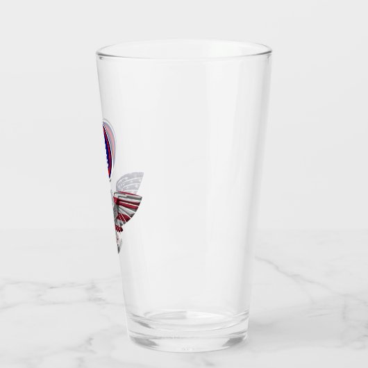 3e Leger Adelaar met Patch Glass Tumbler (Links)