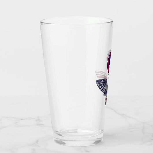 3e Leger Adelaar met Patch Glass Tumbler (Rechts)