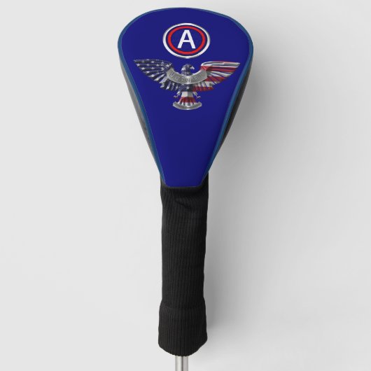 3e Leger Adelaar met Patch Golfheadcover (Voorkant)