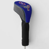 3e Leger Adelaar met Patch Golfheadcover (Schuin)