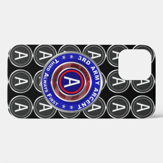 3e Leger ARCENT Case-Mate iPhone Case (Achterkant (horizontaal))