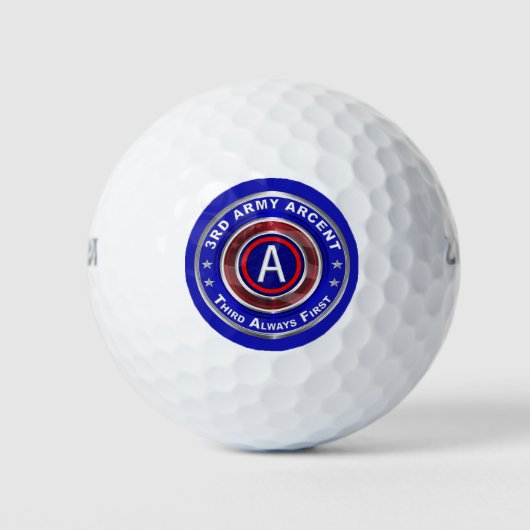 3e Leger ARCENT  Golfballen (Voorkant)