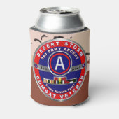 3e Leger Desert Storm Veteraan Blikjeskoeler (Blikje Achterkant)