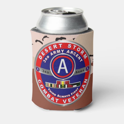 3e Leger Desert Storm Veteraan Blikjeskoeler (Blikje Achterkant)