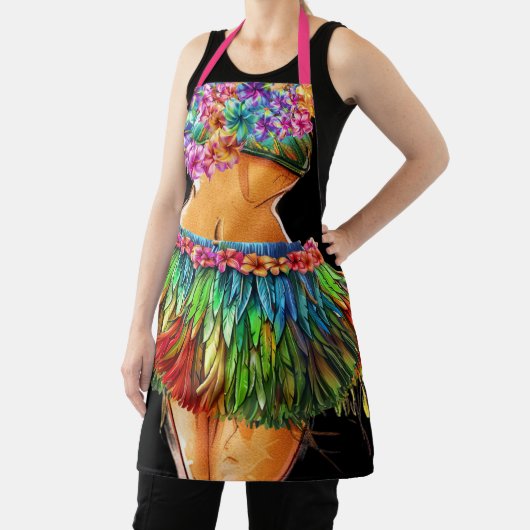 3e Luau of Keuken Lachen Schort (Insitu)