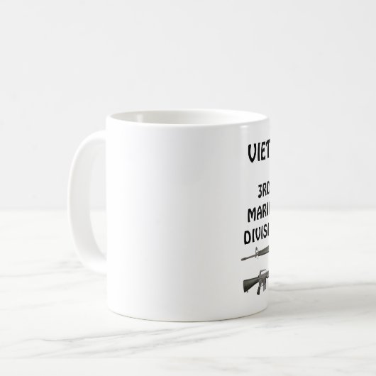 3e mariene koolstofdioxide. Vietnam Veteran Coffee Koffiemok (Voorkant links)