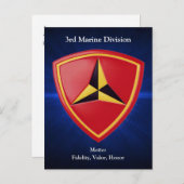 3e mrt. Div Briefkaart (Voorkant / Achterkant)