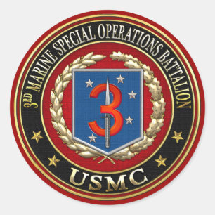 3e MSOB [3D] Ronde Sticker