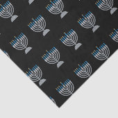 3e nacht Hanukkah Glitter Tissue Paper Tissuepapier (Detail)