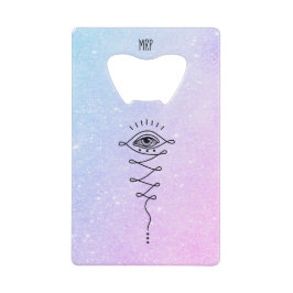 ** 3e oog naar verlichting en nirvana * creditkaart flessenopener