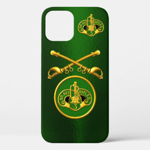 3e Pantsercavalerie kruiste Sabres Gepersonaliseer Case-Mate iPhone Case
