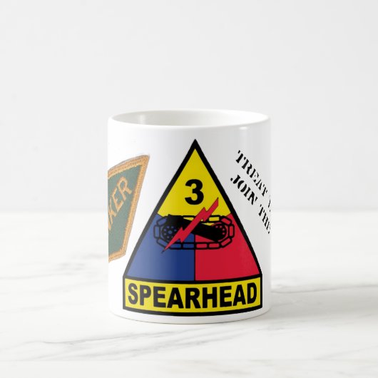 3e pantserdivisie Kleurverandering tanker Mok (Center)