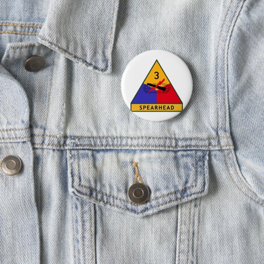 3e pantserdivisie ronde button 5,7 cm (In situ)