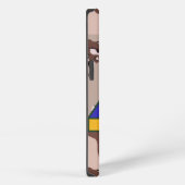 3e pantserdivisie "Spearhead" Desert Camo iPhone Hoesje (Rechterkant)