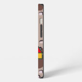 3e pantserdivisie "Spearhead" Desert Camo iPhone Hoesje (Linkerkant)
