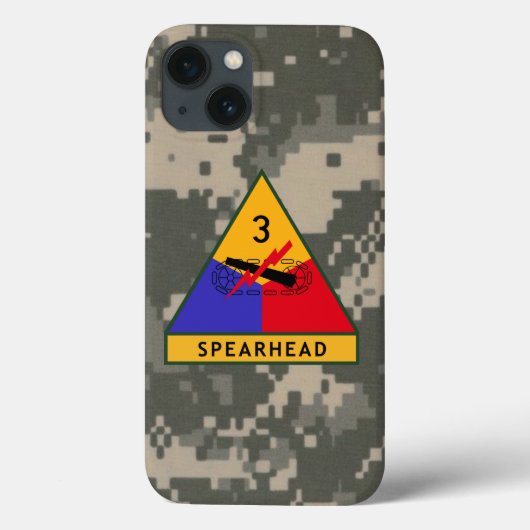 3e pantserdivisie "Spearhead" digitale camo Case-Mate iPhone Case (Achterkant)