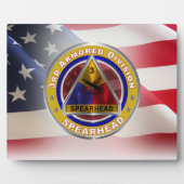 3e pantserdivisie "Spearhead" Fotoplaat (Voorkant)