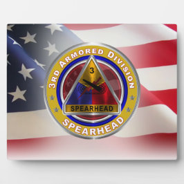 3e pantserdivisie "Spearhead" Fotoplaat