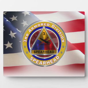 3e pantserdivisie "Spearhead" Fotoplaat