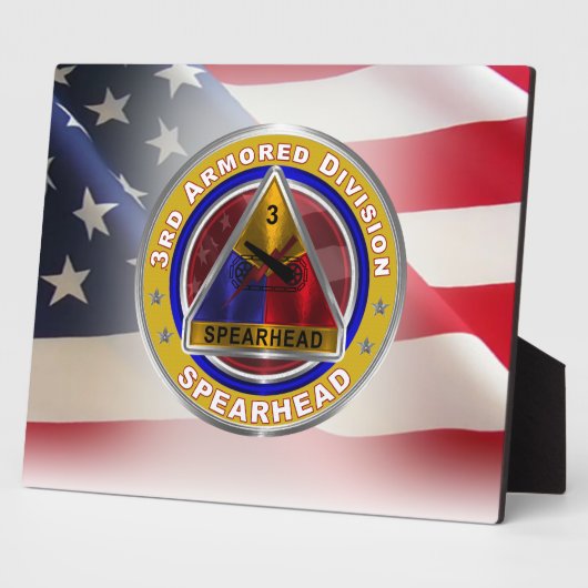 3e pantserdivisie "Spearhead" Fotoplaat (Zijkant)