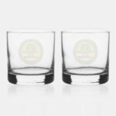 3e Pantserregiment ACR Desert Storm Whisky Glas (Achterkant)