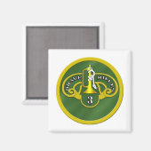 3e Pantserregiment Calvarieberg Magneet (Voorkant / Achterkant)