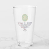 3e Pantserregiment Eagle Glass Tumbler (Achterkant)