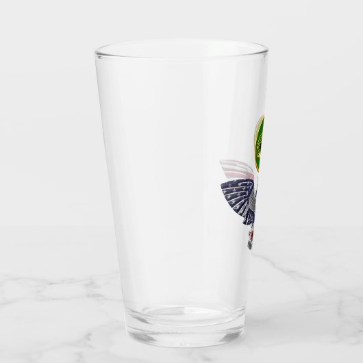 3e Pantserregiment Eagle Glass Tumbler (Rechts)