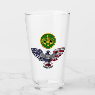 3e Pantserregiment Eagle Glass Tumbler